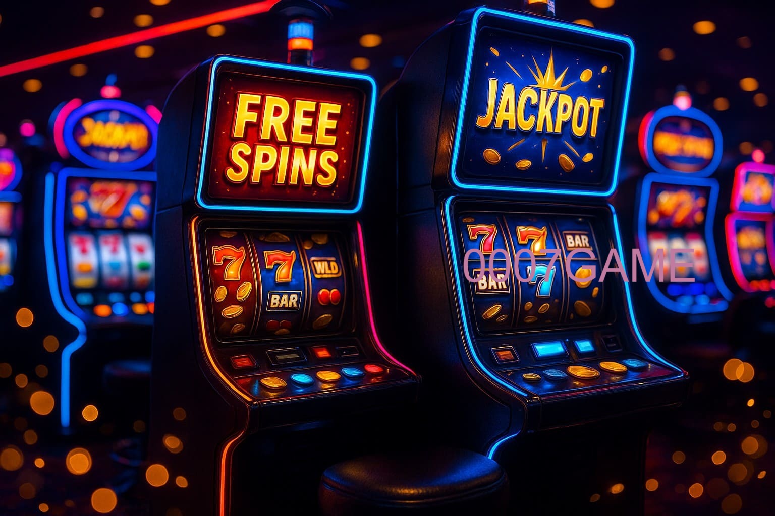 Diversos jogos de caça-níqueis