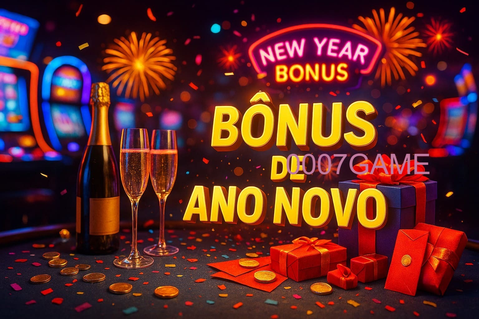 Promoções de Ano Novo no 0007GAME